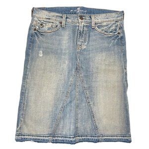 SOLD SOLD SOLD SOLD Seven For All Mankind Women's Denim Skirt Size 28